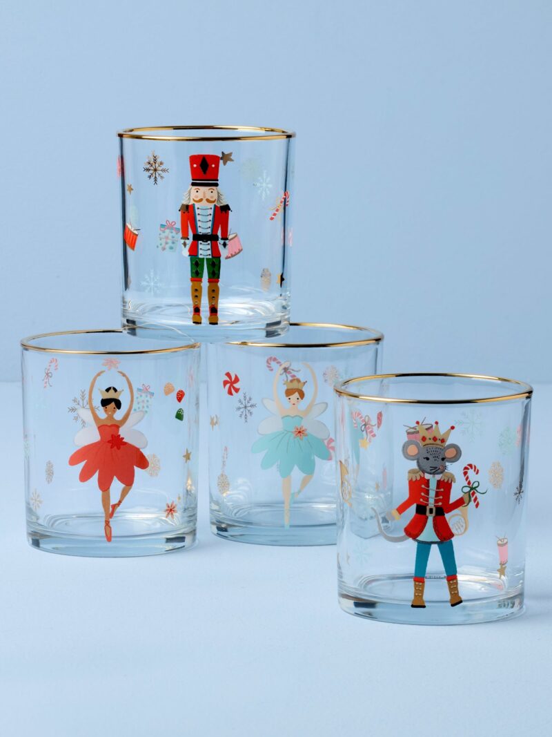 Nutcracker Ballet DOF Glasses, Set of 4