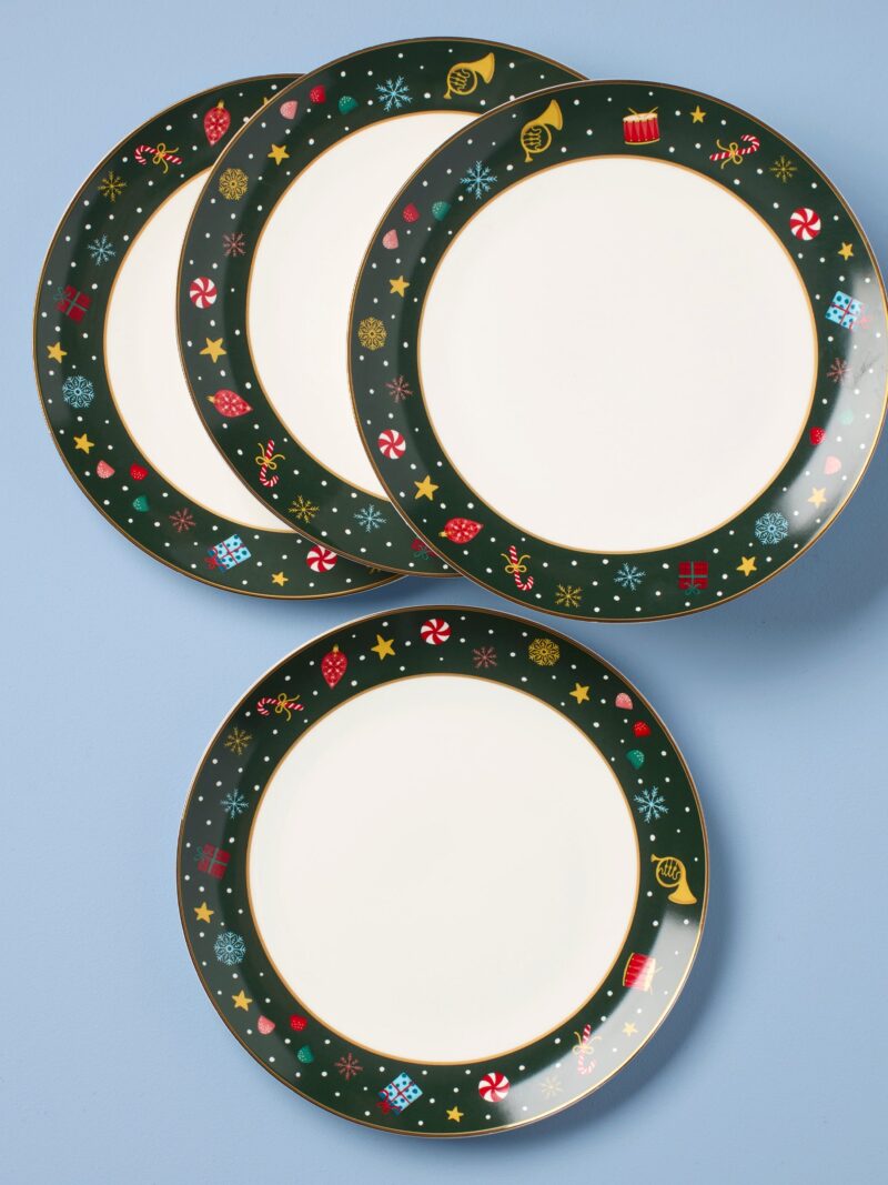 Nutcracker Ballet Dinner Plates - Set of 4